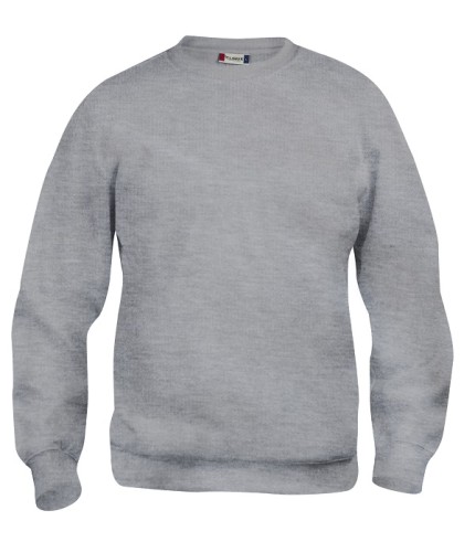 CLIQUE BASIC ROUNDNECK GRIJSMELANGE