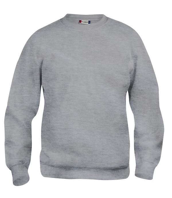 CLIQUE BASIC ROUNDNECK GRIJSMELANGE