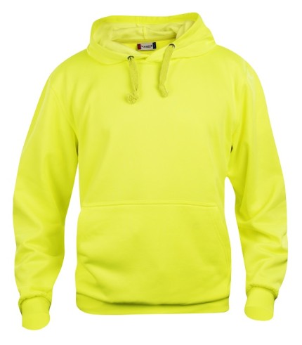 CLIQUE BASIC HOODY SIGNAALGEEL