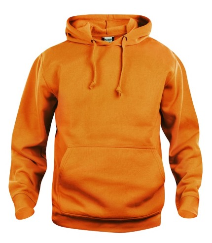 CLIQUE BASIC HOODY SIGNAALORANJE
