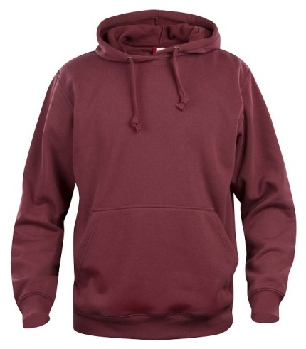 CLIQUE BASIC HOODY BORDEAUX