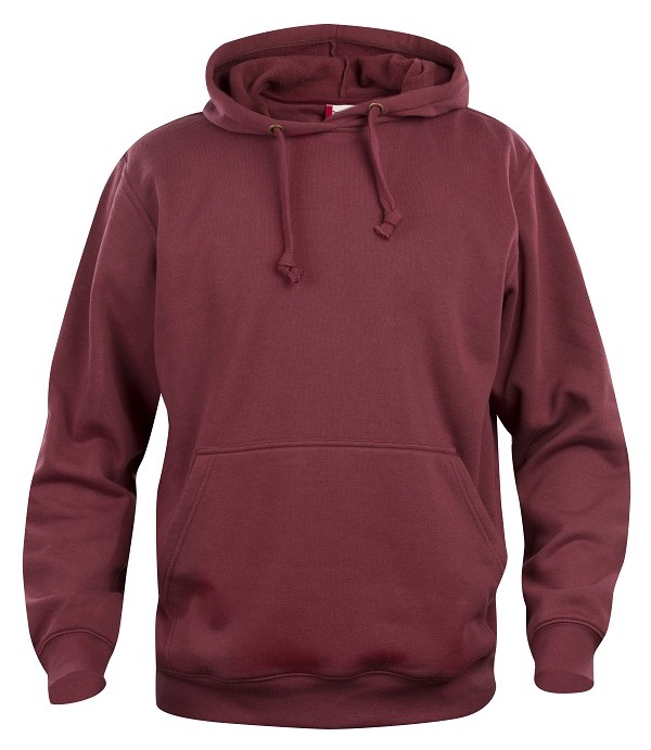 CLIQUE BASIC HOODY BORDEAUX