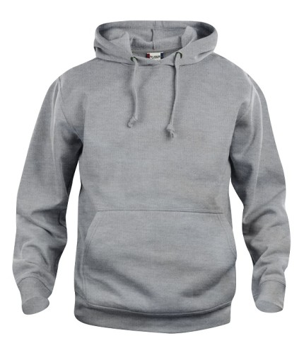 CLIQUE BASIC HOODY GRIJSMELANGE