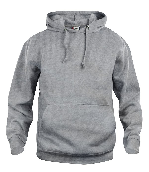 CLIQUE BASIC HOODY GRIJSMELANGE