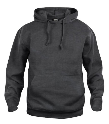 CLIQUE BASIC HOODY ANTRACIET MELANGE