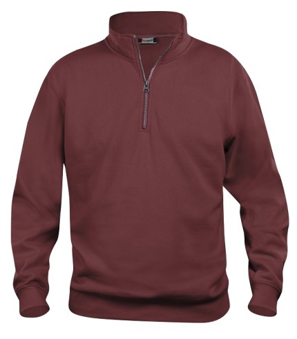CLIQUE BASIC HALF ZIP BORDEAUX