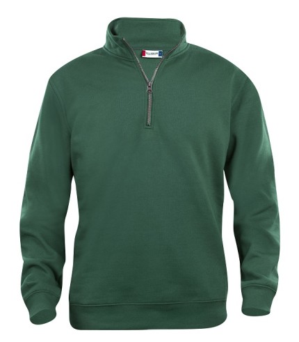 CLIQUE BASIC HALF ZIP FLESSENGROEN