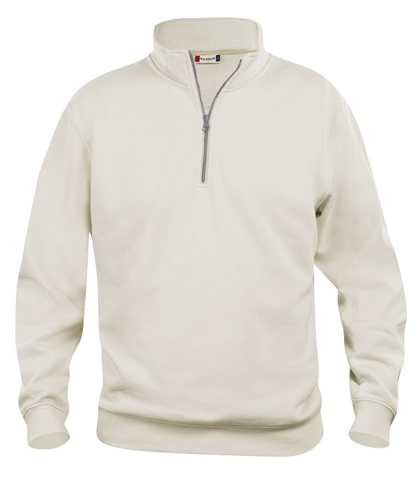 CLIQUE BASIC HALF ZIP LICHT KHAKI