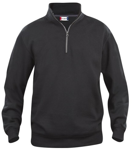 CLIQUE BASIC HALF ZIP ZWART