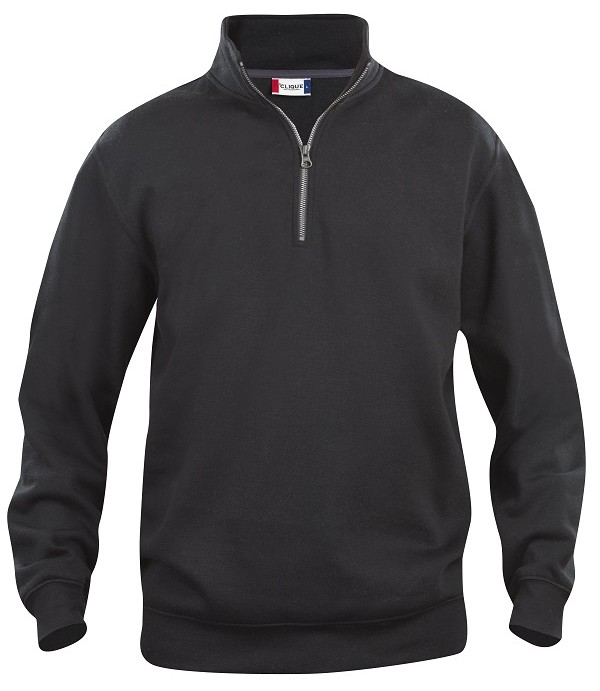 CLIQUE BASIC HALF ZIP ZWART