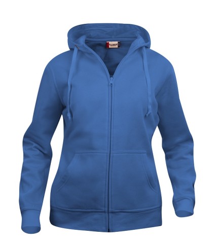 CLIQUE BASIC HOODY FULL ZIP WOMEN KOBALT