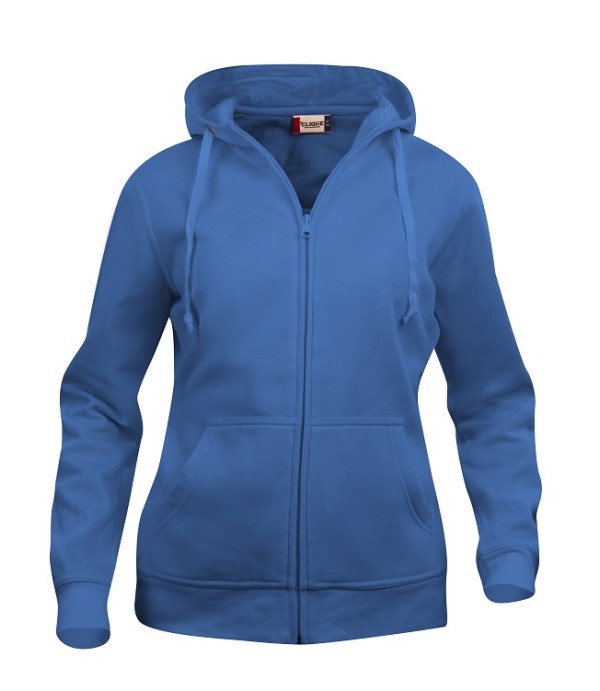 CLIQUE BASIC HOODY FULL ZIP WOMEN KOBALT