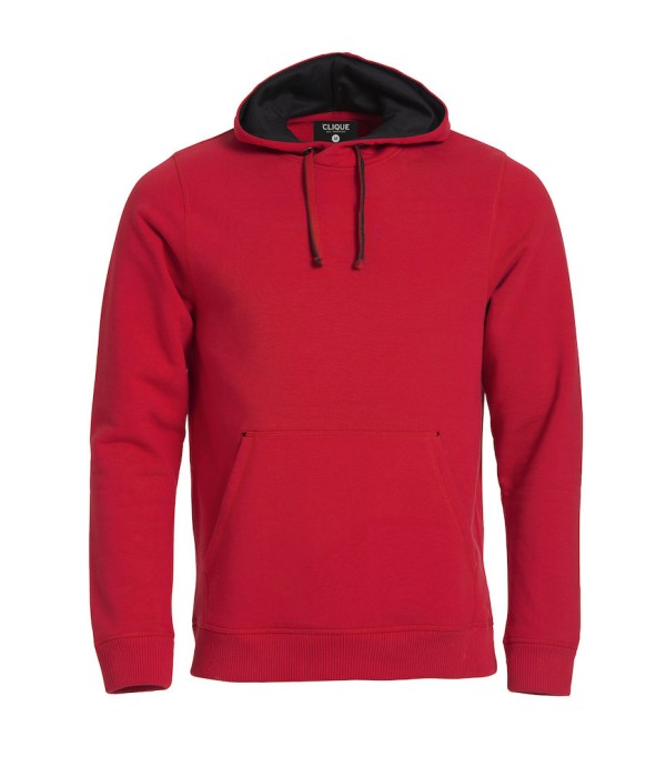 CLIQUE CLASSIC HOODY ROOD