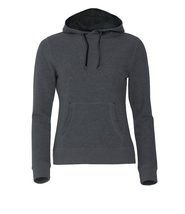 CLIQUE CLASSIC HOODY WOMEN ANTRACIET MELANGE