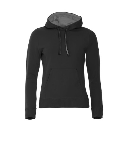 CLIQUE CLASSIC HOODY WOMEN ZWART