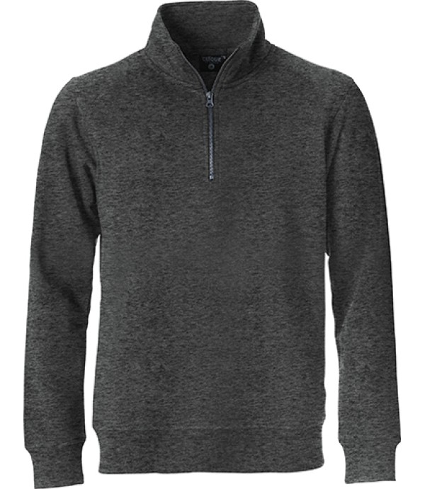 CLIQUE CLASSIC HALF ZIP ANTRACIET MELANGE