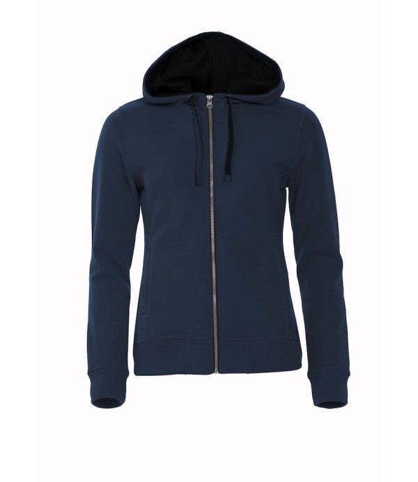 CLIQUE CLASSIC HOODY FULL ZIP WOMEN DARK NAVY