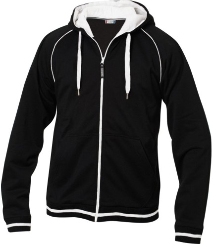 CLIQUE GERRY HOODED JACK ZWART
