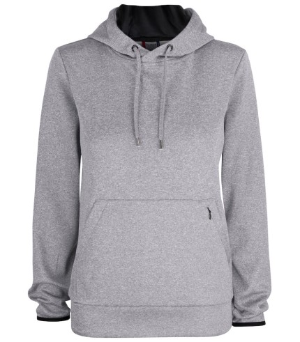 CLIQUE OAKDALE HOODY WOMEN GRIJSMELANGE