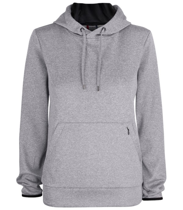 CLIQUE OAKDALE HOODY WOMEN GRIJSMELANGE