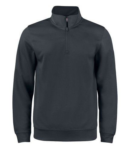CLIQUE BASIC ACTIVE HALF ZIP JUNIOR ZWART