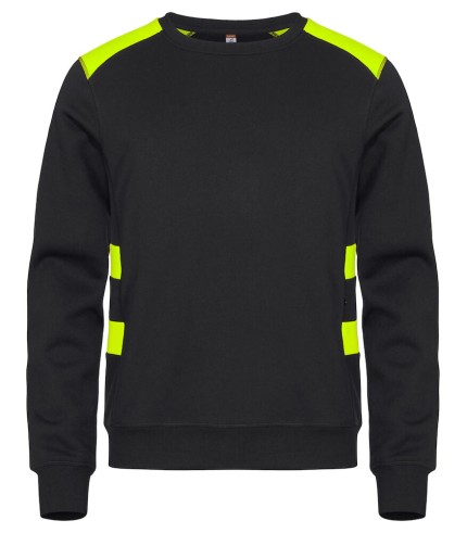 CLIQUE AMBITION ROUNDNECK SIGNAALGEEL