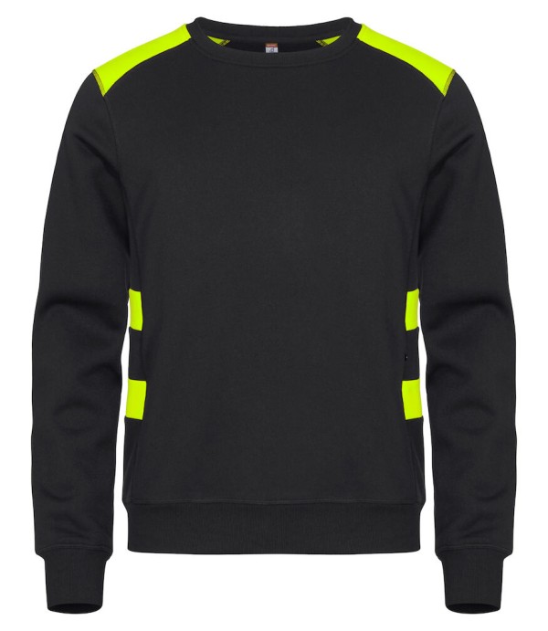 CLIQUE AMBITION ROUNDNECK SIGNAALGEEL