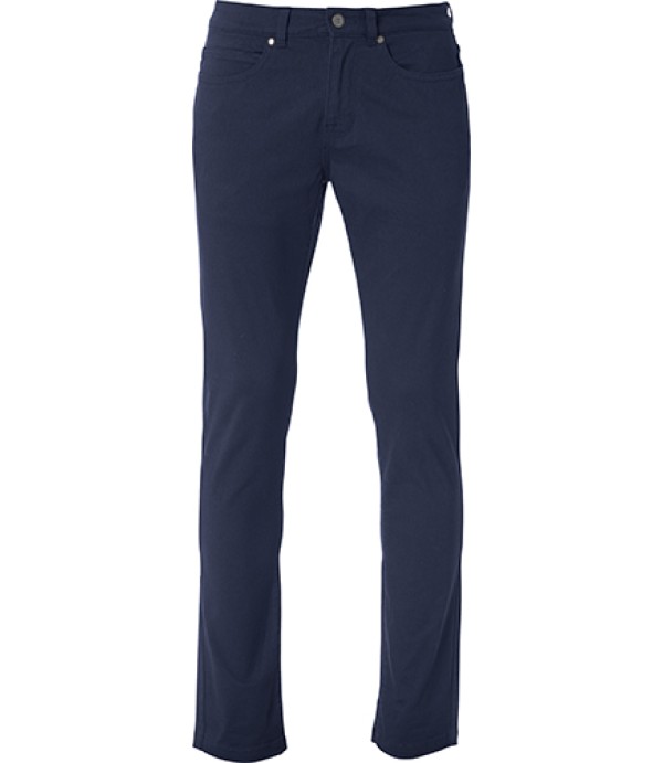CLIQUE 5-POCKET STRETCH PANTS DARK NAVY