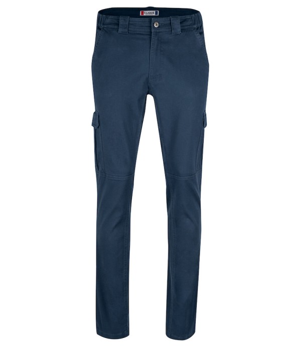 CLIQUE CARGO POCKET STRETCH PANTS DARK NAVY