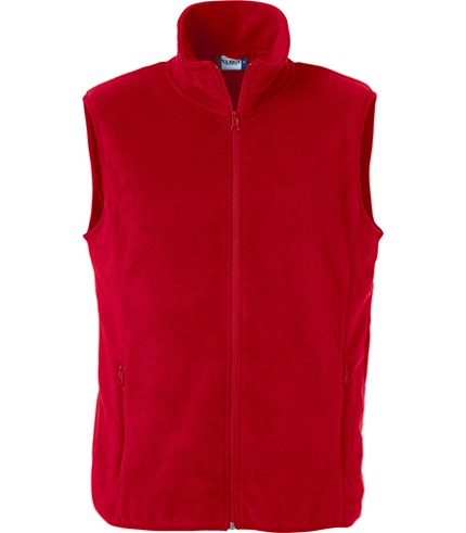 CLIQUE BASIC POLAR FLEECE VEST ROOD