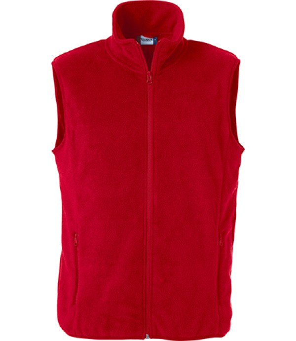 CLIQUE BASIC POLAR FLEECE VEST ROOD
