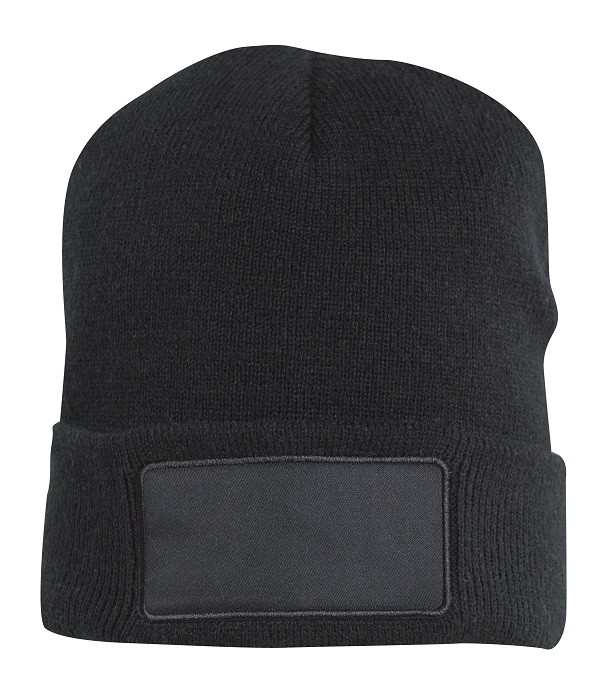 CLIQUE HUBERT HAT PATCH ZWART