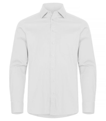 CLIQUE STRETCH SHIRT L/S WIT
