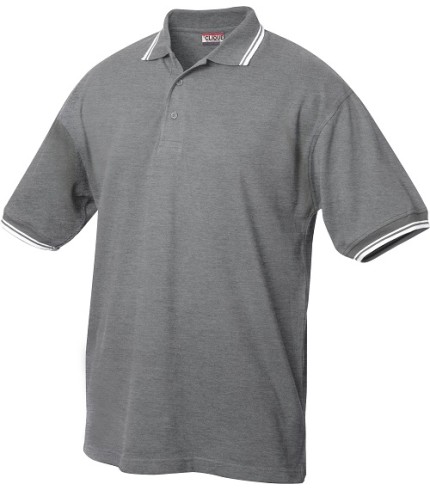 CLIQUE AMARILLO POLO GRIJSMELANGE