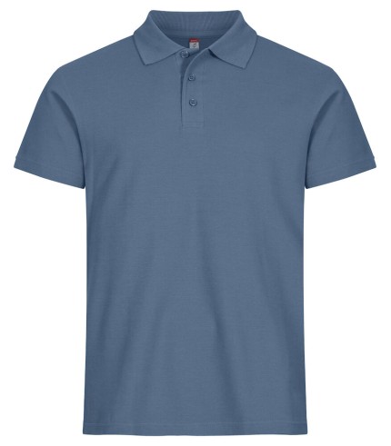 CLIQUE BASIC POLO STAALBLAUW