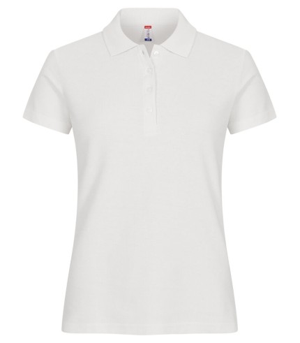 CLIQUE BASIC POLO WOMEN OFFWHITE