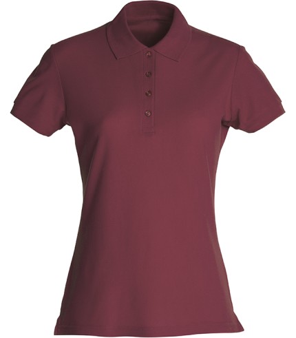 CLIQUE BASIC POLO WOMEN BORDEAUX