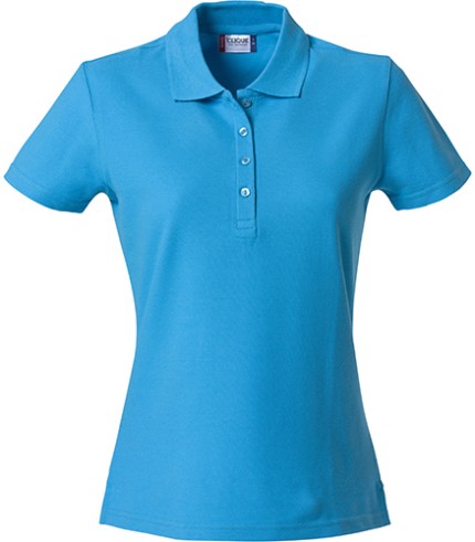 CLIQUE BASIC POLO WOMEN TURQUOISE