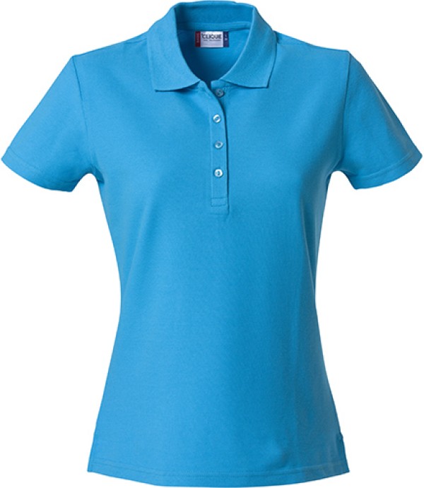 CLIQUE BASIC POLO WOMEN TURQUOISE