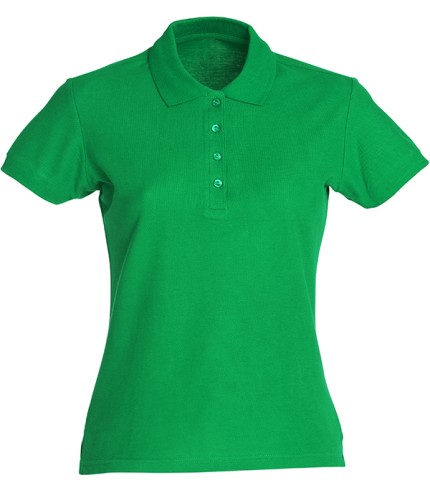 CLIQUE BASIC POLO WOMEN APPELGROEN