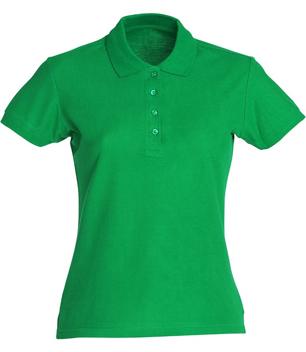 CLIQUE BASIC POLO WOMEN APPELGROEN