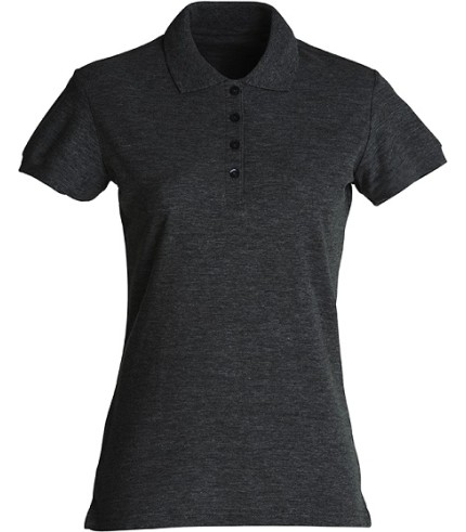 CLIQUE BASIC POLO WOMEN ANTRACIET MELANGE