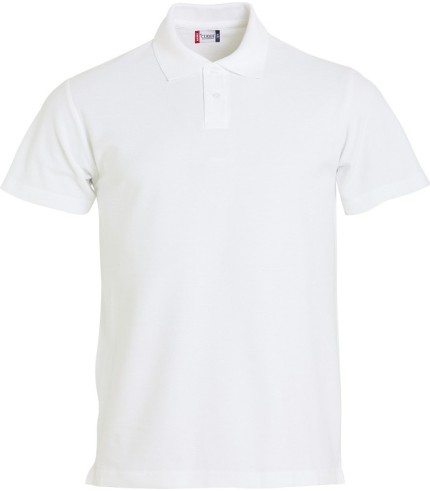 CLIQUE BASIC POLO S/S JUNIOR WIT