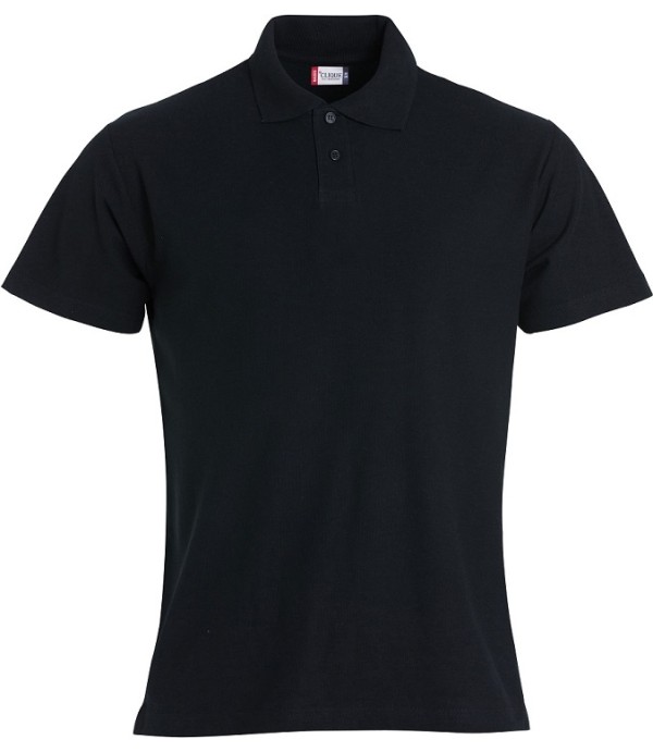 CLIQUE BASIC POLO S/S JUNIOR ZWART
