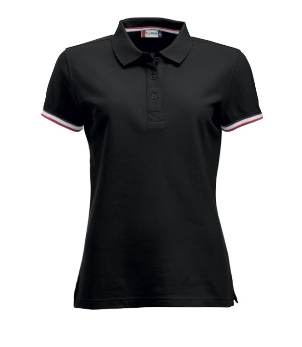 CLIQUE NEWTON POLO WOMEN ZWART