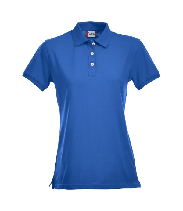 CLIQUE STRETCH PREMIUM POLO WOMEN KOBALT