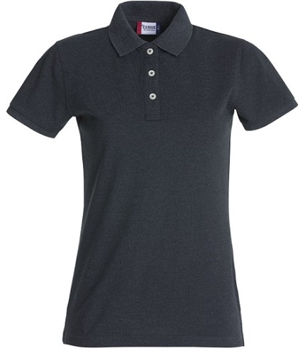 CLIQUE STRETCH PREMIUM POLO WOMEN ANTRACIET MELANGE