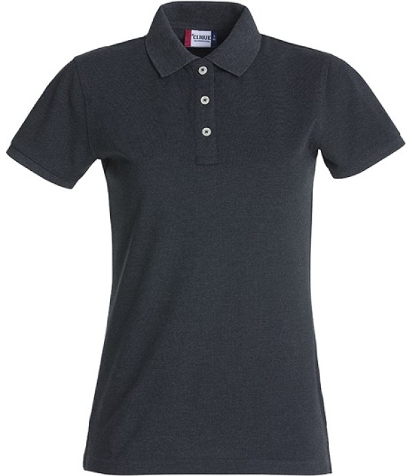 CLIQUE STRETCH PREMIUM POLO WOMEN ANTRACIET MELANGE