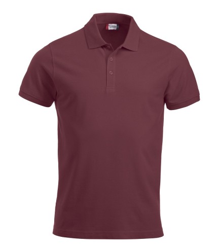 CLIQUE CLASSIC LINCOLN S/S POLO BORDEAUX