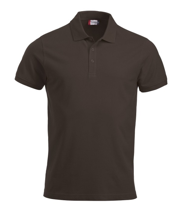 CLIQUE CLASSIC LINCOLN S/S POLO DARK MOCCA